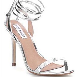 Mysty Silver Steve Madden Heels